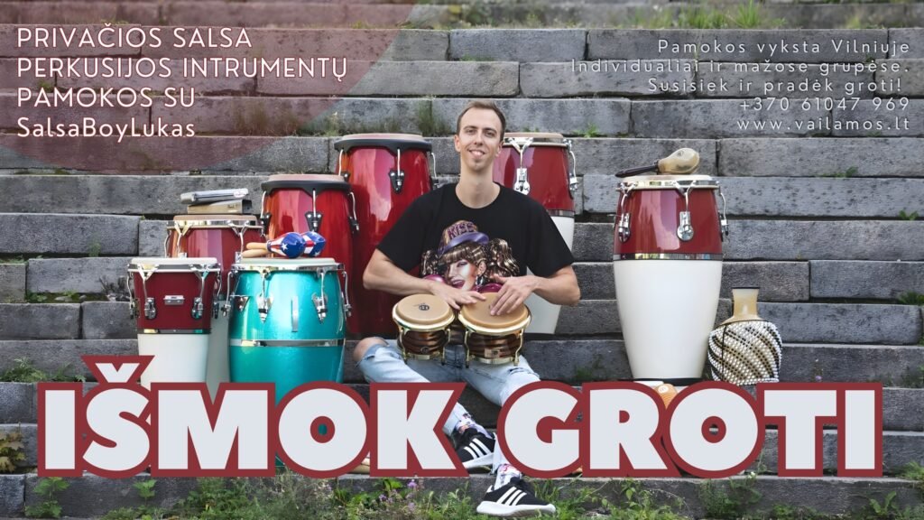 Išmok groti salsa perkusija Išmok groti salsa perkusija
