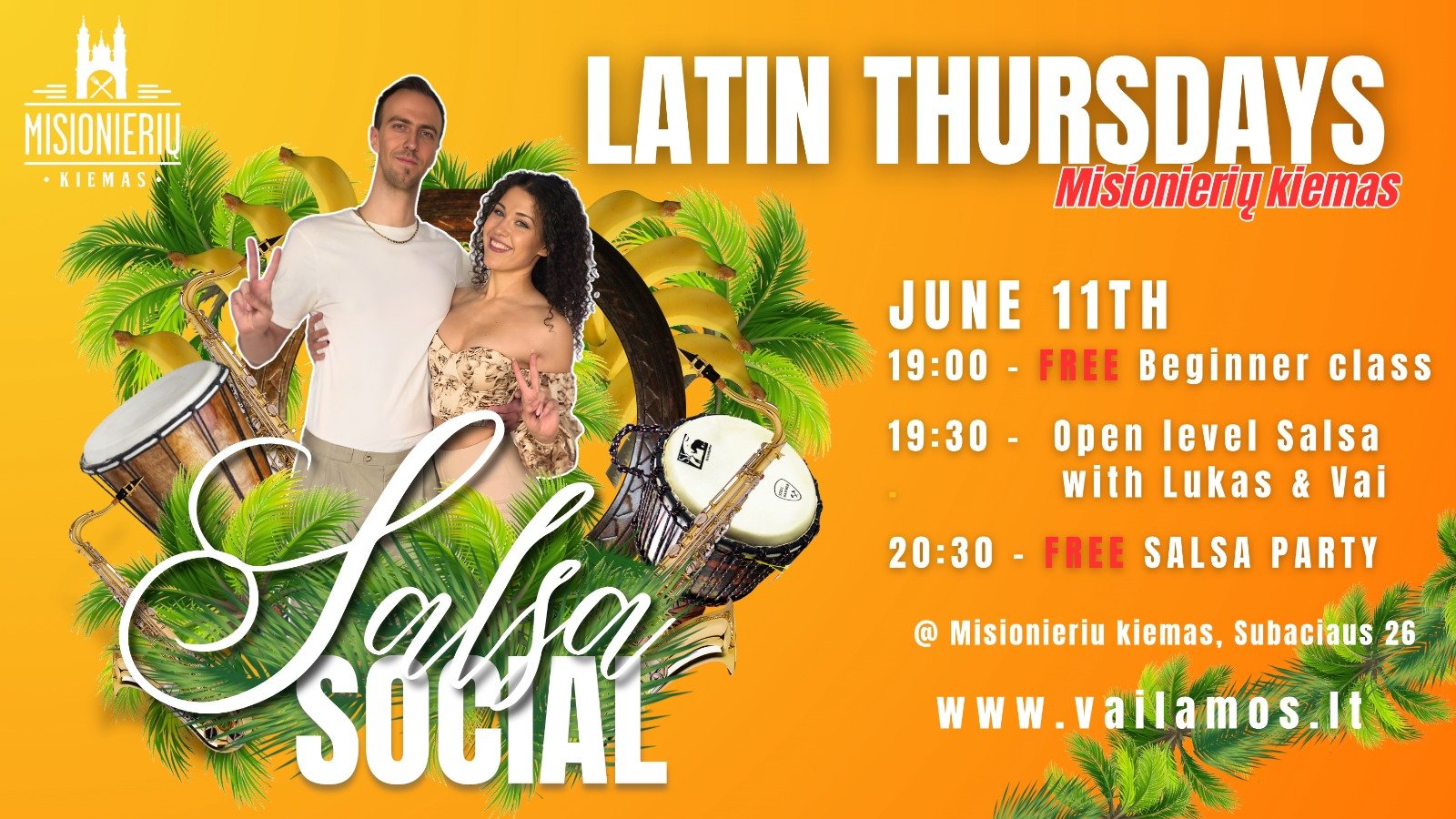 Latin Thursdays Misionierių Kiemas