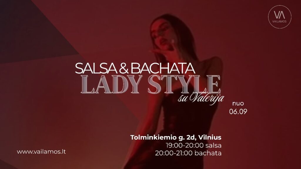 Salsa ir Bachata su Valerija nuo 06.09