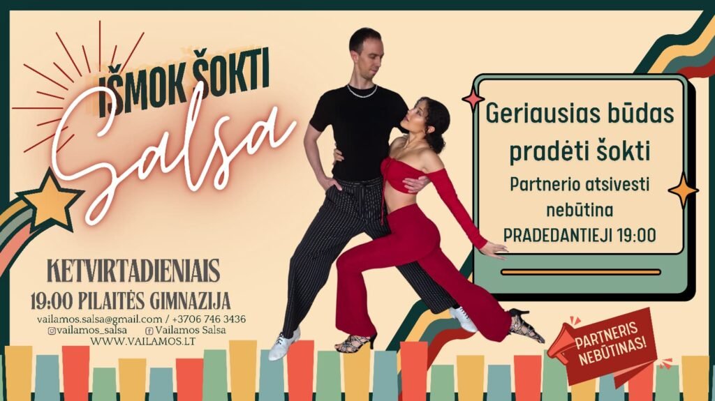 Salsa Pradedančiųjų pamokos